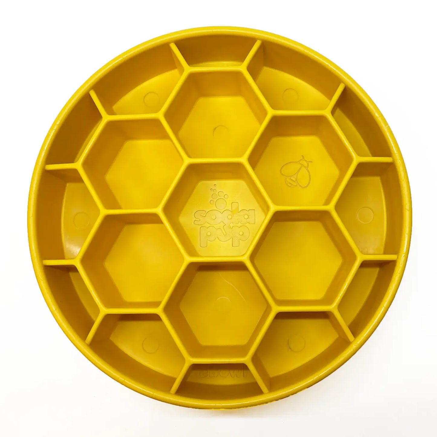 Honeycomb Design Slow Feeder Bowl