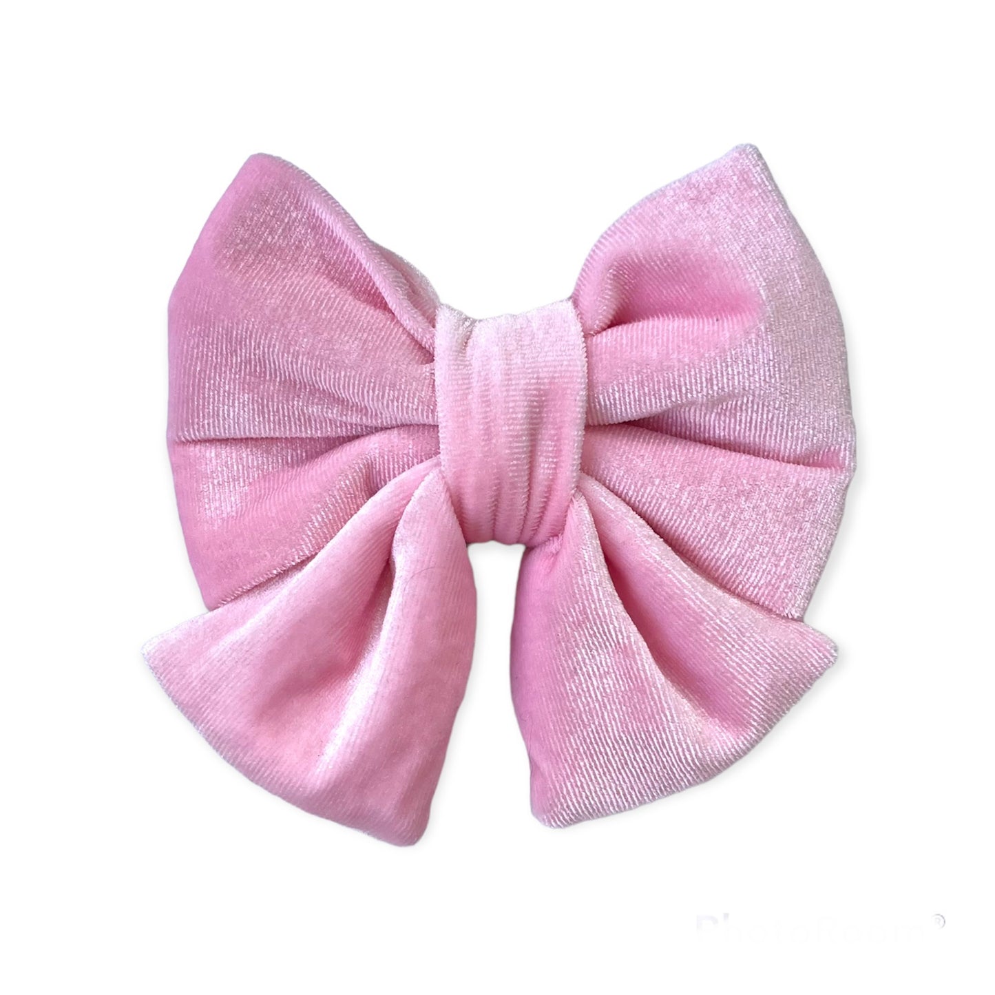 Bougie Bow Tie Emily Pink Velvet Bow Tie