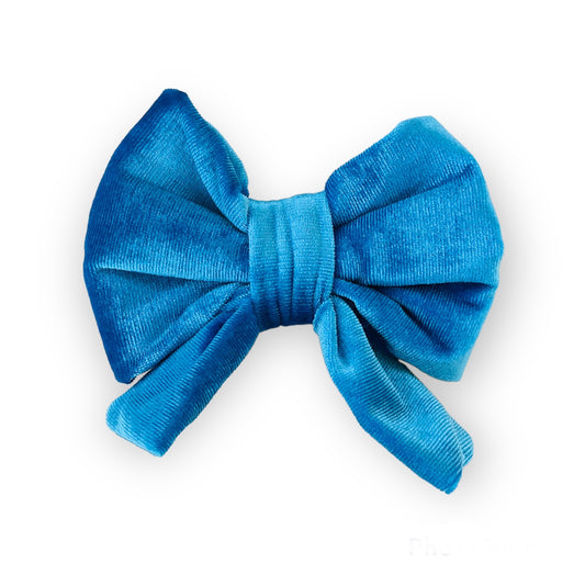 Bougie Bow Tie Royale Blue Velvet Bow Tie