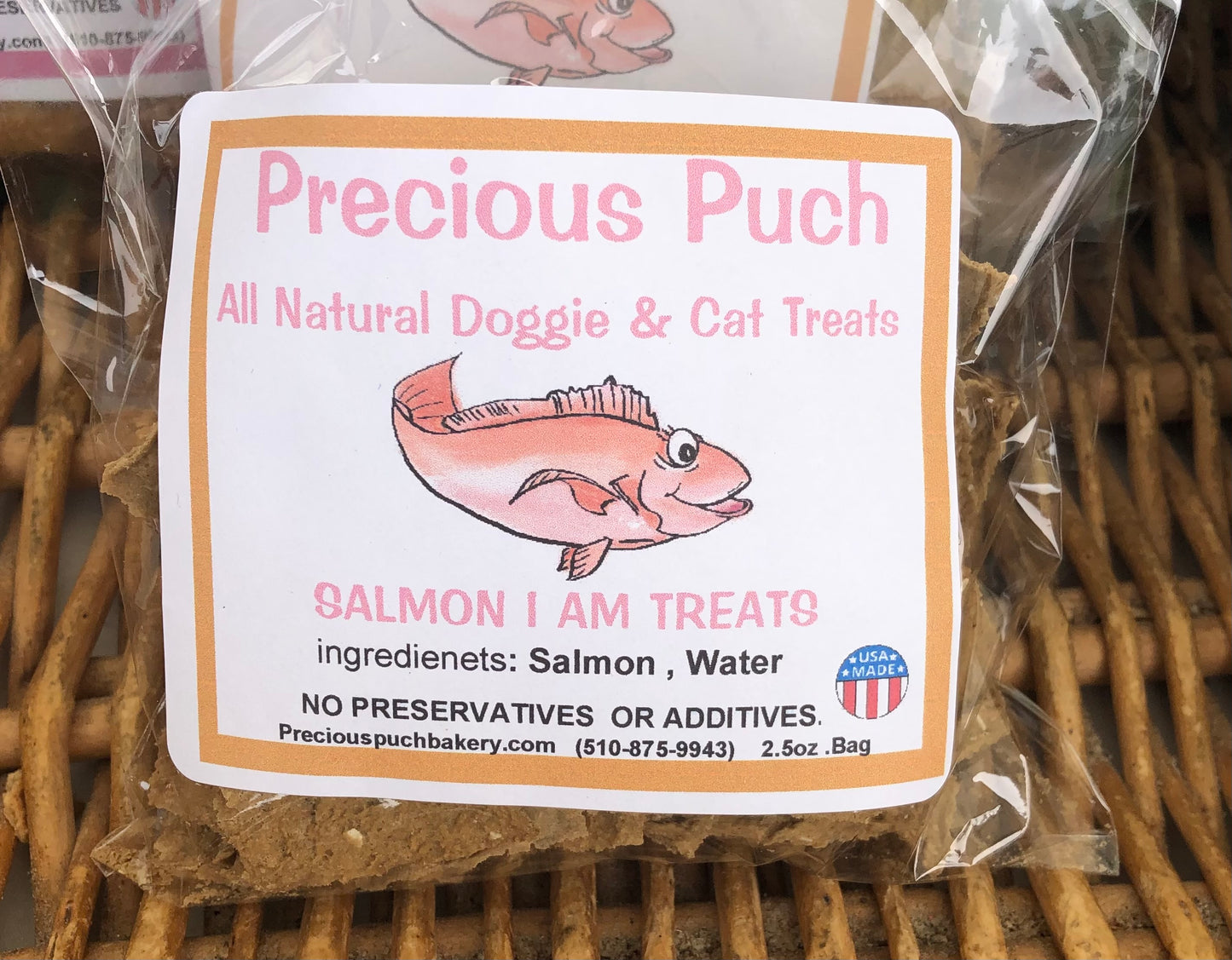 #(2) Salmon I am Dog and Cat Treats
